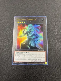 YUGIOH: 1x Gallant Granite MP25-EN286 Ultra Rare 2025 Mega-Pack A6 - Image 1