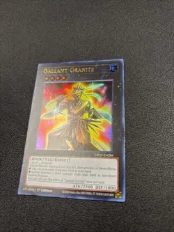YUGIOH: 1x Gallant Granite MP25-EN286 Ultra Rare 2025 Mega-Pack A6 - Image 3