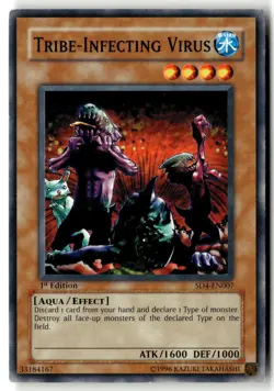 Tribe-Infecting Virus SD4-EN007 Structure Deck: Fury from the Deep Yu-Gi-Oh MP - Image 1