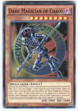 Dark Magician of Chaos Ultra Rare King of Games: Yugi's Legendary Decks YGLD-ENC - Image 1