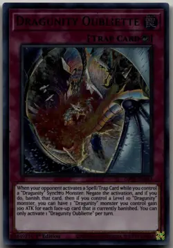 Dragunity Oubliette Ultra Rare Ghosts From the Past GFTP-EN042 LP - Image 1