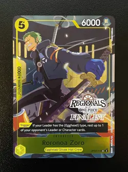 One Piece TCG Regional 2026 Finalist Roronoa Zoro OP07-113 - MINT - Image 1