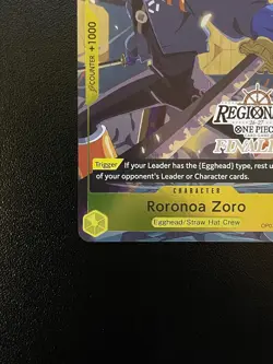 One Piece TCG Regional 2026 Finalist Roronoa Zoro OP07-113 - MINT - Image 5