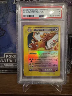 2003 Pokemon Charizard Crystal Skyridge 146/144 Reverse Holo Very Clean PSA 5 🔥 - Image 1