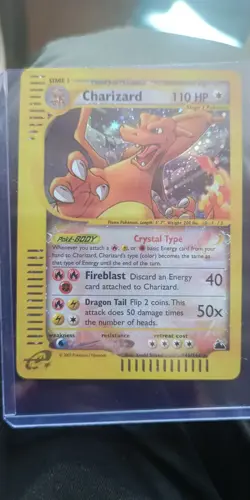 2003 Pokemon Charizard Skyridge Holo 146/144 RAW Mint Condition - Image 1