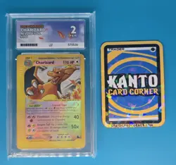 Pokemon Charizard 146/144 Skyridge Reverse Holo Rare Card Ace 2 - Image 1