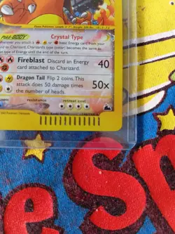 Skyridge Crystal Charizard 146/144 HOLO RARE Pokemon Grail Card - Image 2