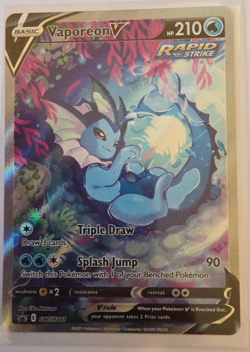 Vaporeon V SWSH181 SWSH: Sword & Shield Promo Cards Holo NEAR MINT - Image 1