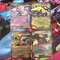 Pokemon TCG Lot Of 4 Mega Evolution Era EX Cards - NM - English Only - Image 1