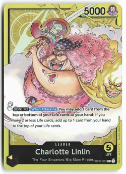 Charlotte Linlin ST07-001 Leader Starter Deck 7: Big Mom Pirates One Piece Card - Image 2