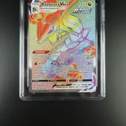 CGC 9 Rayquaza Vmax 217/203 Pokemon Evolving Skies Graded Card - Image 3