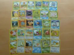 30 x Pokemon Base Set 2 Card Bundle - Moderately Played - Image 1