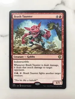 Brash Taunter MTG Magic the Gathering Card NM Near Mint Starter Commander SCD - Image 1