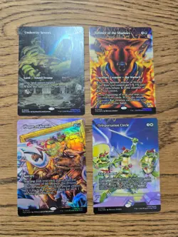 MTG TMNT Undercity Sewers Splinter of the Shadows Source Material Foil x4 NM - Image 1