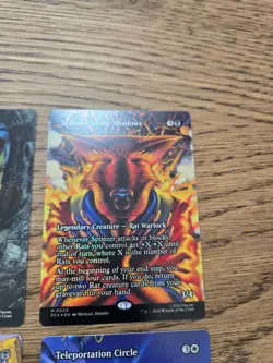 MTG TMNT Undercity Sewers Splinter of the Shadows Source Material Foil x4 NM - Image 3