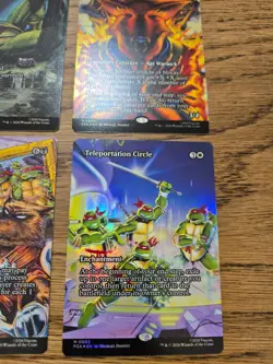 MTG TMNT Undercity Sewers Splinter of the Shadows Source Material Foil x4 NM - Image 5
