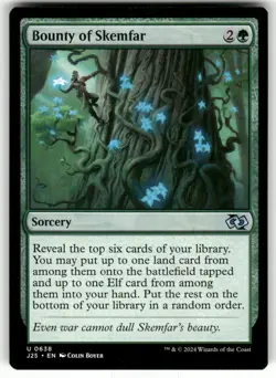 Bounty of Skemfar #638 (NM) Foundations Jumpstart J25 Magic MTG - Image 1