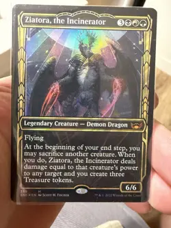 MTG Ziatora, the Incinerator *SHOWCASE* Streets of New Capenna 339 NM - Image 1