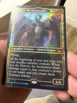 MTG Ziatora, the Incinerator *SHOWCASE* Streets of New Capenna 339 NM - Image 2