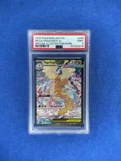 2026 Pokemon Mega Dragonite ex 290/217 Me: Ascended Heroes SIR Holo PSA 9 - Image 1