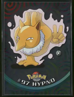 Topps TV Animation Edition Hypno #97 Foil Blue Logo Pokemon Near Mint - Image 1