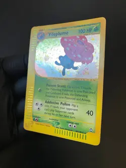 POKEMON VILEPLUME HOLO RARE (SWIRL) H31/H32 AQUAPOLIS ENGLISH EX - Image 2