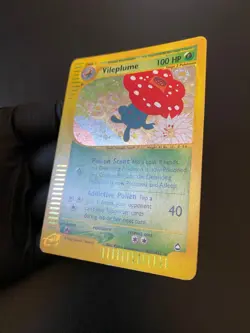 POKEMON VILEPLUME HOLO RARE (SWIRL) H31/H32 AQUAPOLIS ENGLISH EX - Image 3