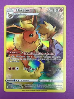 Flareon TG01/TG30 SWSH09: Brilliant Stars Trainer Gallery Ultra Rare Pokemon TCG - Image 1