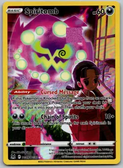 Spiritomb TG09/TG30 Holo Lost Origin Trainer Gallery Pokemon NM - Image 1
