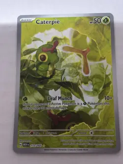 Pokemon TCG Caterpie 172/165 Illustration Rare Scarlet & Violet 151 - Image 1