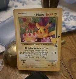 Pokemon TCG ______'s Pikachu 24/53 Celebrations Promo Holo 50 HP English - Image 1