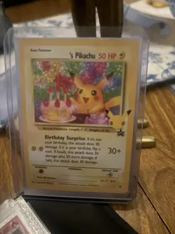 Pokemon TCG ______'s Pikachu 24/53 Celebrations Promo Holo 50 HP English - Image 2