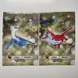 Latias Latios Database 3 Cracked Ice Holo Hoenn Pokemon - Image 1