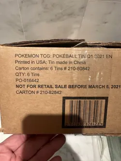 Pokemon TCG : Pokeball Tin Q1-2021 EN 6 Tins !🔥 820650828423 - Image 2