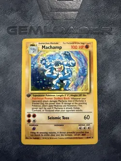 Pokemon - Machamp 8/102 ✨Holo-RARE 💎Base Set🔥 ORIGINAL ✨NEAR MINT✨NM - Image 1