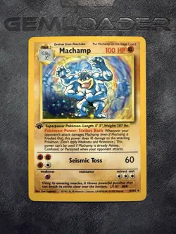 Pokemon - Machamp 8/102 ✨Holo-RARE 💎Base Set🔥 ORIGINAL ✨NEAR MINT✨NM - Image 2