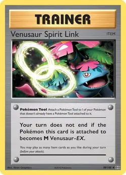Venusaur Spirit Link 89/108 XY - Evolutions NM Pokemon TCG - Image 1