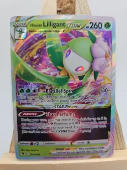 Pokemon Hisuian Lilligant Vstar Astrial Radiance 018 Near Mint Condition - Image 1