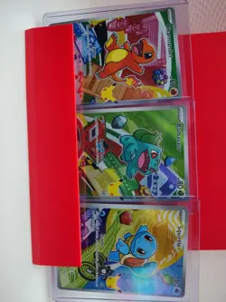 Pokemon First Partner Illustration Collection Series 1 Kanto GEN 1 Starters Set - Image 1