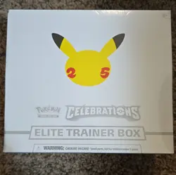 Pokemon TCG Celebrations 25th Anniversary Elite Trainer Box English 2021 - Image 1