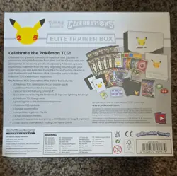 Pokemon TCG Celebrations 25th Anniversary Elite Trainer Box English 2021 - Image 2