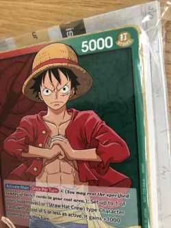 One Piece CG Monkey D. Luffy OP01-003 DEMO DECK New Sealed - Image 2