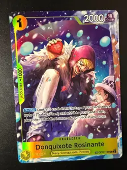 OP12-108 Donquixote Rosinante TR Treasure Rare NM (OP14) One Piece - Image 1