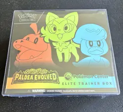 Pokemon Center Exclusive Paldea Evolved ETB Elite Trainer Box - Sealed - Image 1