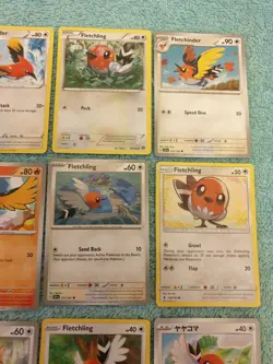 FLETCHLING & FLETCHINDER BUNDLE OF POKEMON CARDS - Image 3