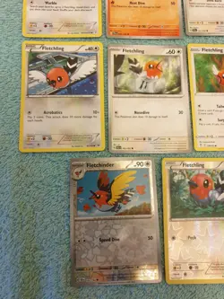 FLETCHLING & FLETCHINDER BUNDLE OF POKEMON CARDS - Image 4