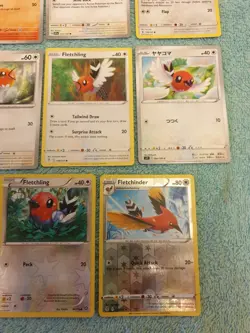 FLETCHLING & FLETCHINDER BUNDLE OF POKEMON CARDS - Image 5