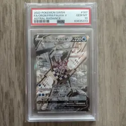 Pokemon Karte Origin Formen Palkia V 167/189 Astral Radiance ENG Englisch PSA 10 - Image 1