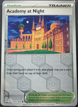 Academy at Night 054/064 Reverse Holo Shrouded Fable SFA NM/M Pokemon TCG - Image 1