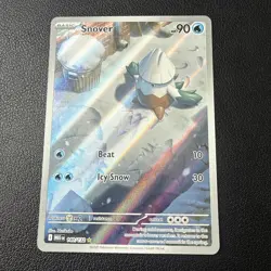 Pokemon Cards Snover 140/132 Mega Evolution Illustration Rare NM - Image 1